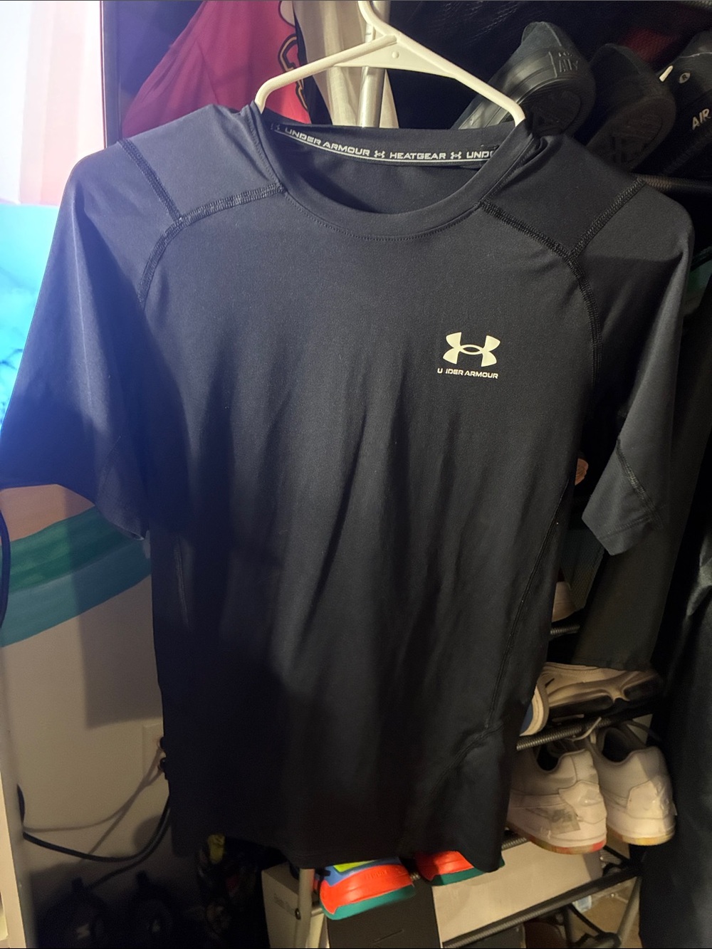 Under Armour Black Short Sleeve Heatgear Compression Tee
